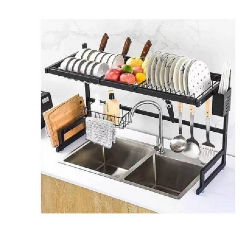 Organizador, escurridor de cocina de 85 cms, porta platos y otros xf - 27