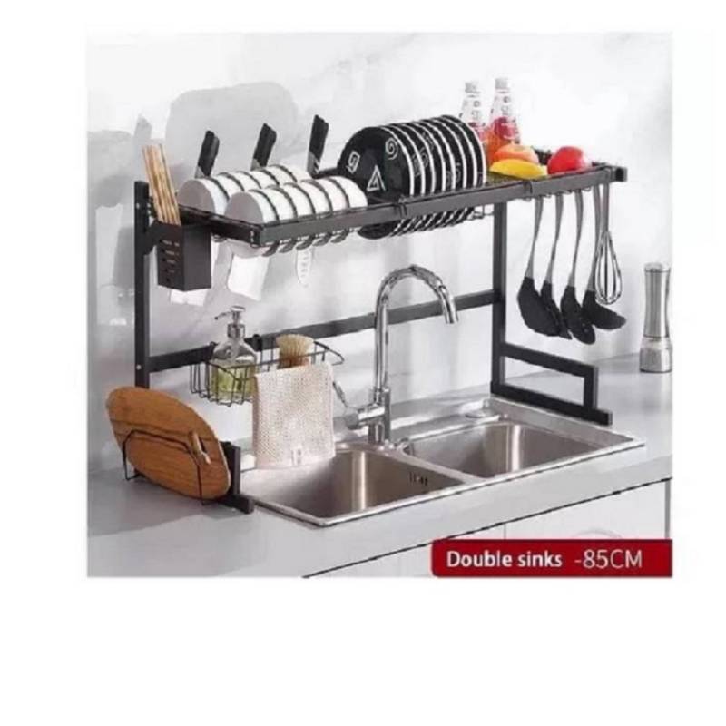 Organizador, escurridor de cocina de 85 cms, porta platos y otros xf - 27