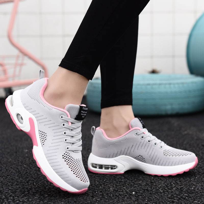 GENERICO Zapatillas Blancas Para Mujer Air Running Deportivas