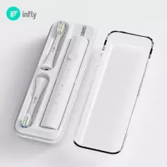 INFLY - Infly - Set de cepillo dental eléctrico + Estuche + 2 Repuestos