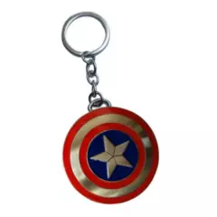 MARVEL - Llavero de Metal Escudo del Cap. América  – Colección Avengers