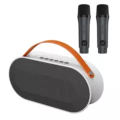 VIVIBOX - Altavoz portátil con micrófono blanco