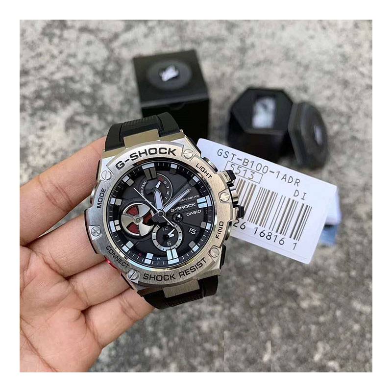 RELOJ HOMBRE CASIO G-SHOCK GST-B100-1AER NEGRO