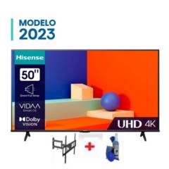 Televisor Hisense 50 50A6K 4K UHD Smart TV Vidaa 2023 + Rack y Kit