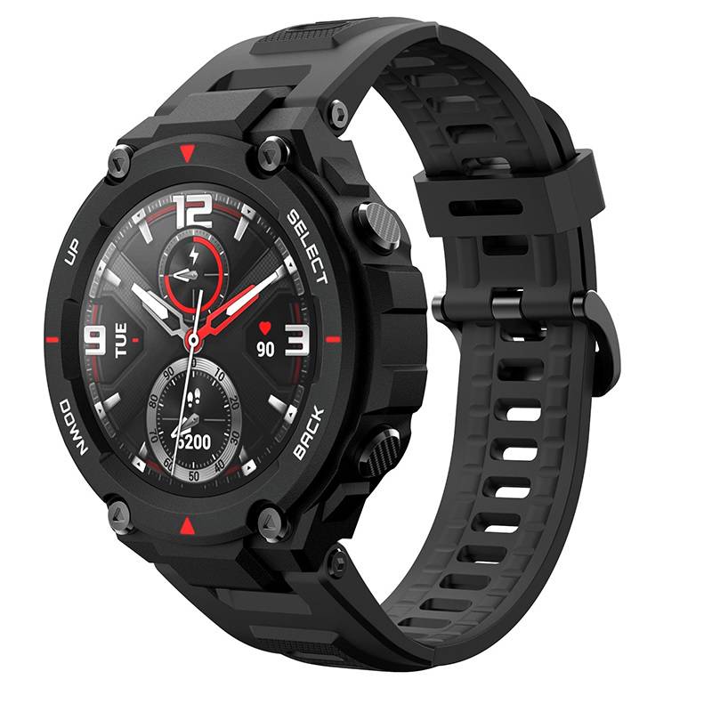 Correa compatible con Amazfit T-Rex/T-Rex Pro Smartwatch de acero  inoxidable sólido correa de metal para Amazfit T-Rex