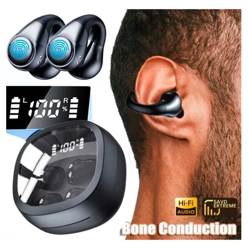 Auriculares de conducción ósea ambie audífonos inalámbricos bluetooth  GENERICO