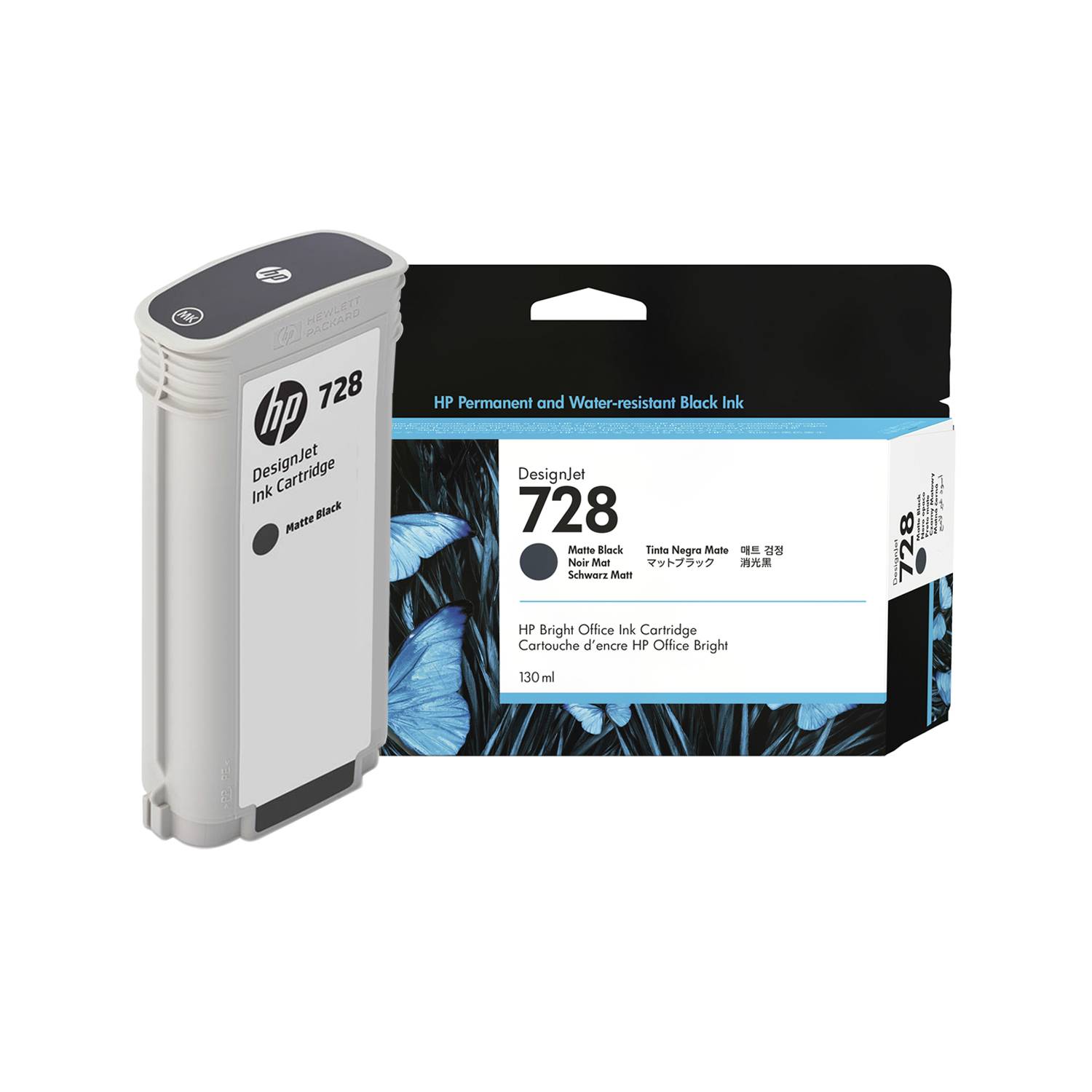 Tinta Hp 728 3WX25A Matte Black 130ml Dj T730/t830mfp HP