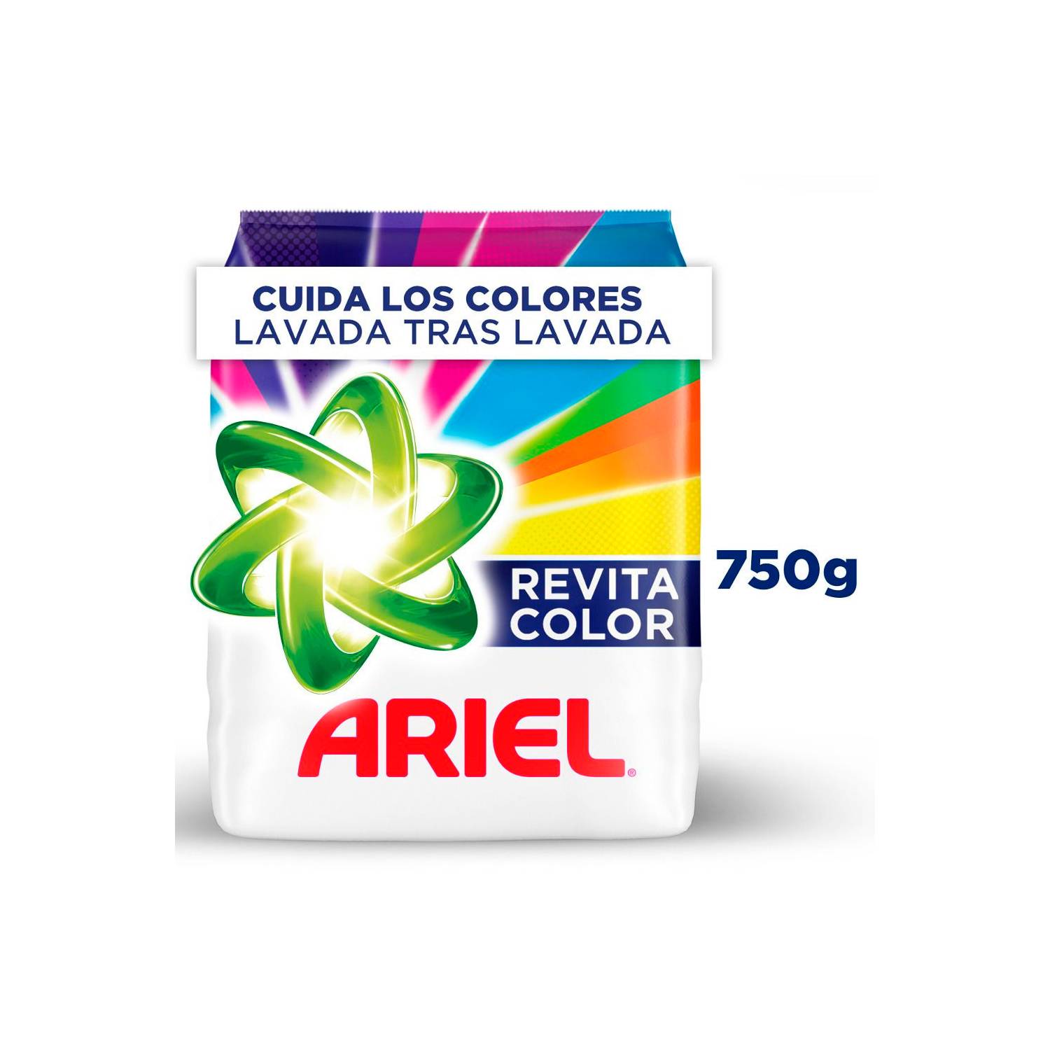 Detergente en Polvo Ariel Revitacolor 4Kg