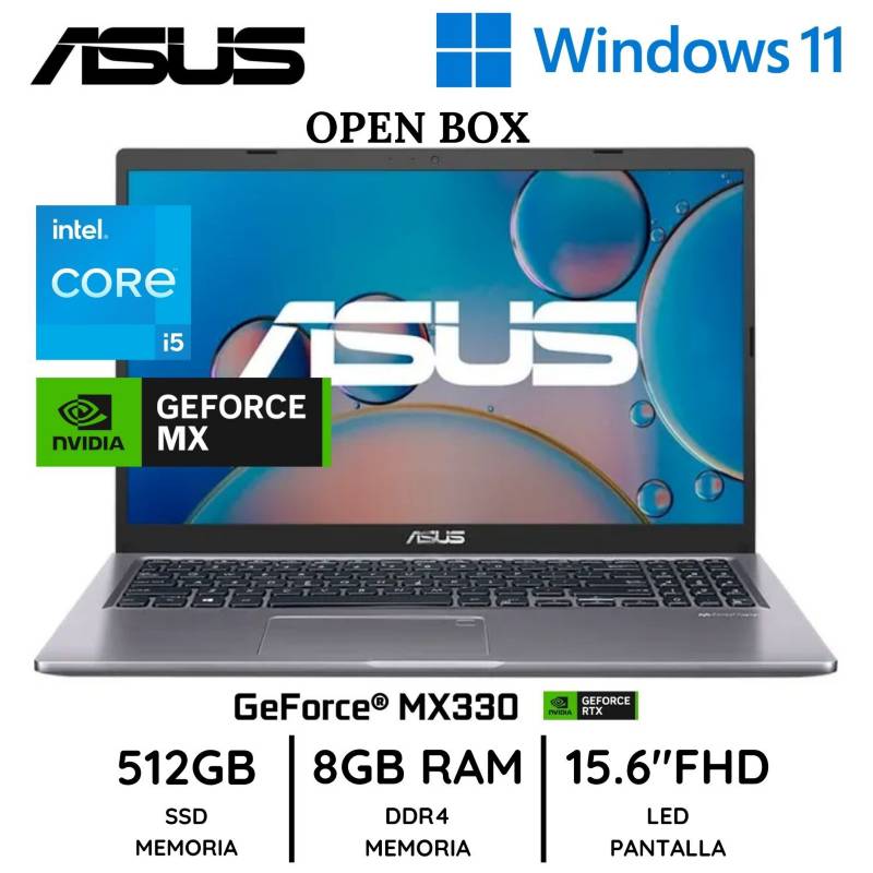 Laptop Asus 156 Fhd Intel Core I5 1135g7 8gb Ram 512gb Ssd X515ep Ej665w Open Box Asus 0086