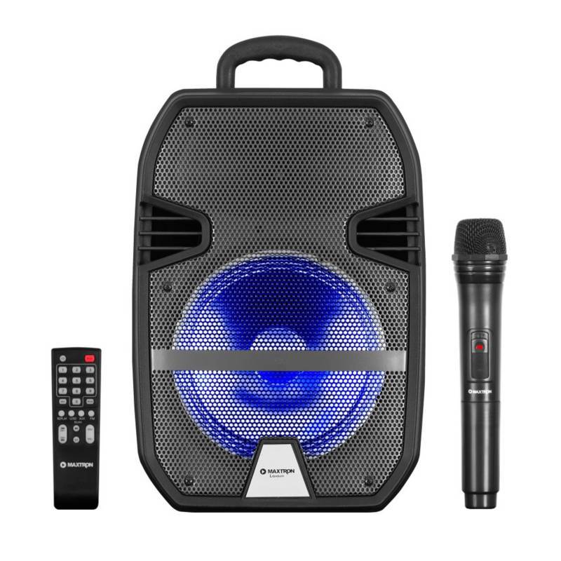 Parlante karaoke Bluetooth 8 luces con micrófono alámbrico Fiddler