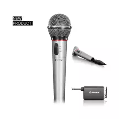 MAXTRON - Microfono Inalámbrico Alámbrico MAXTRON Aluminum MX600