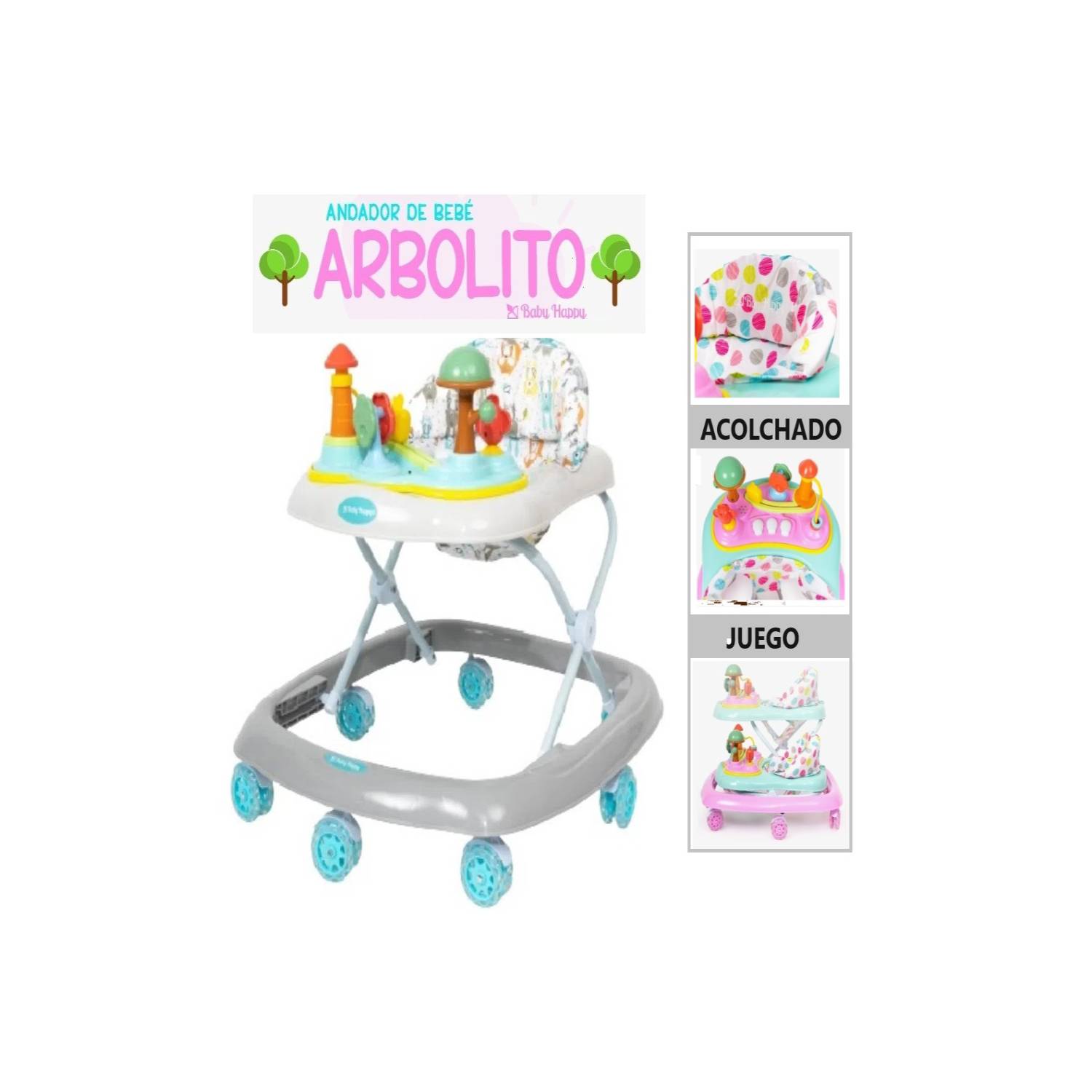 Andador para Bebe Musical Baby Happy Arbolito
