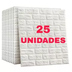 IMPORTADO - Papel tapiz espuma 3D pegatinas adhesivas 25 und