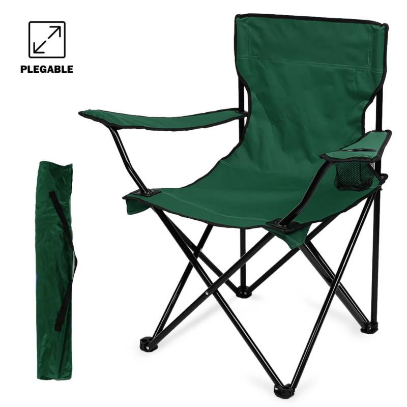 Mesa + 6 Sillas Plegable De Camping Playa Piscina Terraza B