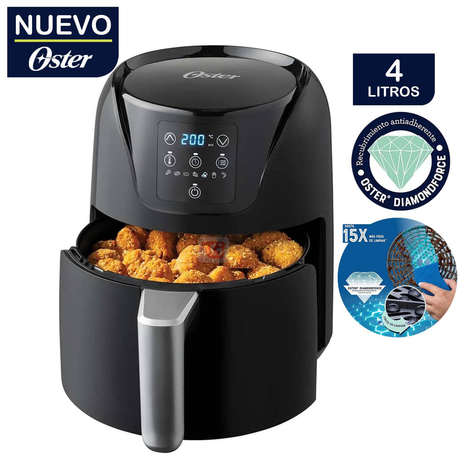 Airfryer digital Oster 4 litros CKSTAF40DDF - Oster