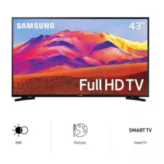 SAMSUNG - Televisor Samsung LED Smart TV Full HD 43 Pulg. UN43T5202AGXPE
