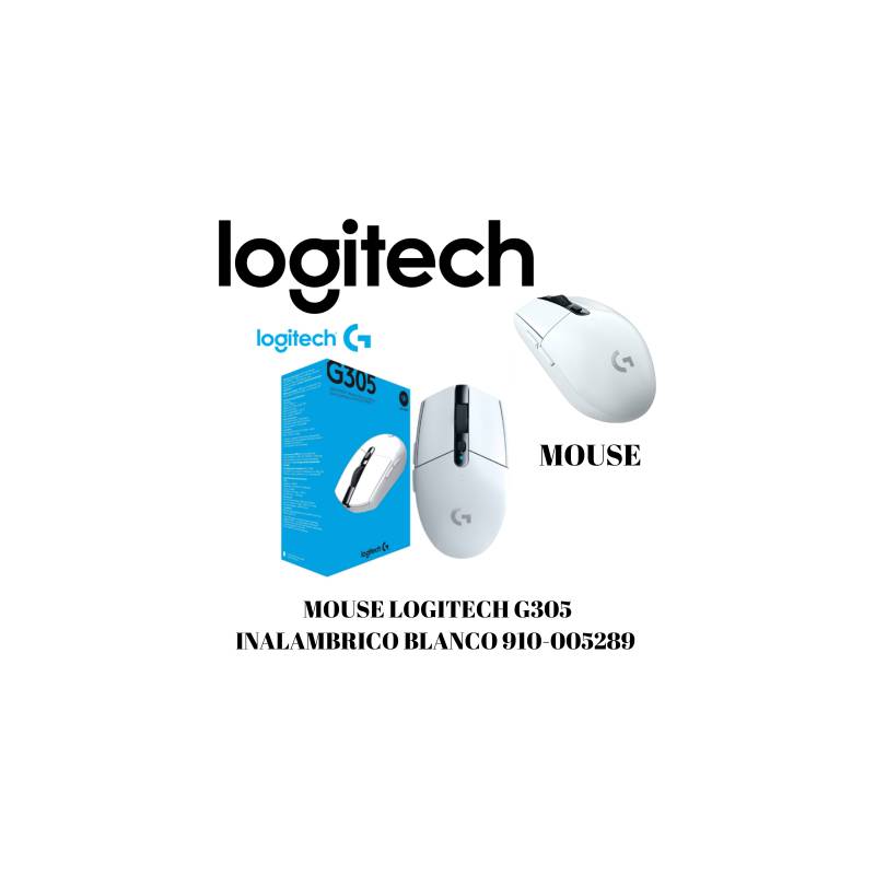 Logitech G305 Lightspeed Inalambrico Blanco 910-005289 Mouse Gamer