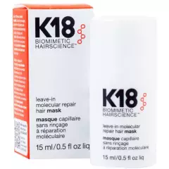 K18 - Mascarilla Capilar Reparadora Molecular Sin Enjuague15ml- K18