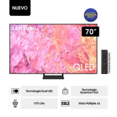 SAMSUNG - Televisor Samsung Smart TV 70 QLED 4K QN70Q65CAGXPE 2023