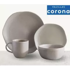 CORONA - Juego de Vajilla 16 piezas Orión - Corona