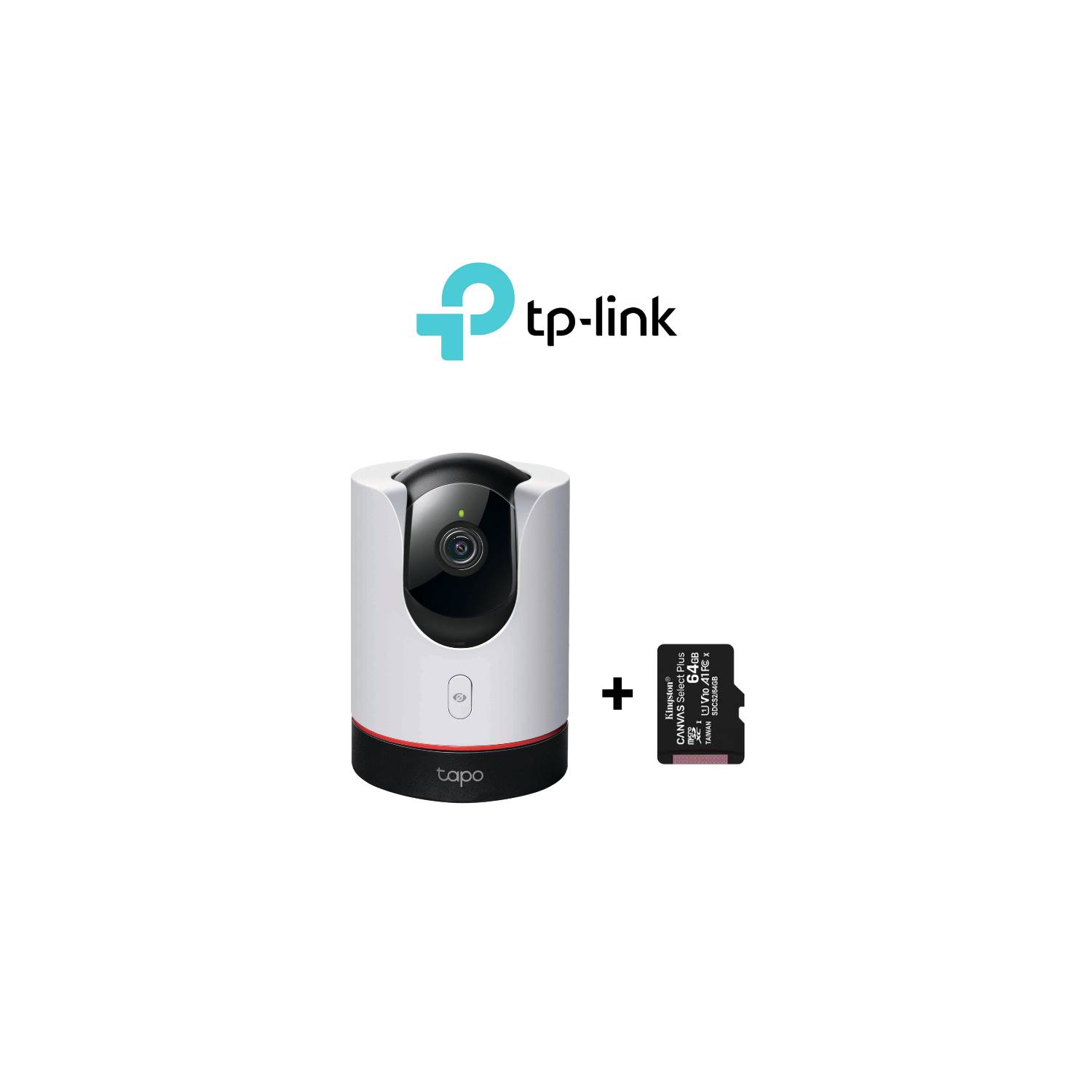 Camara Vigilancia TP-LINK TAPO C200 + Memoria Micro SD 64GB Full