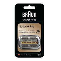 BRAUN - Repuesto de cabezal de afeitadora - Braun 94M - Plata