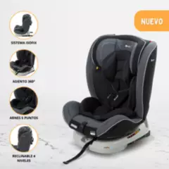 SNOOZEBABY - Silla de Auto Sistema Isofix para Bebés «LOUIS» Black