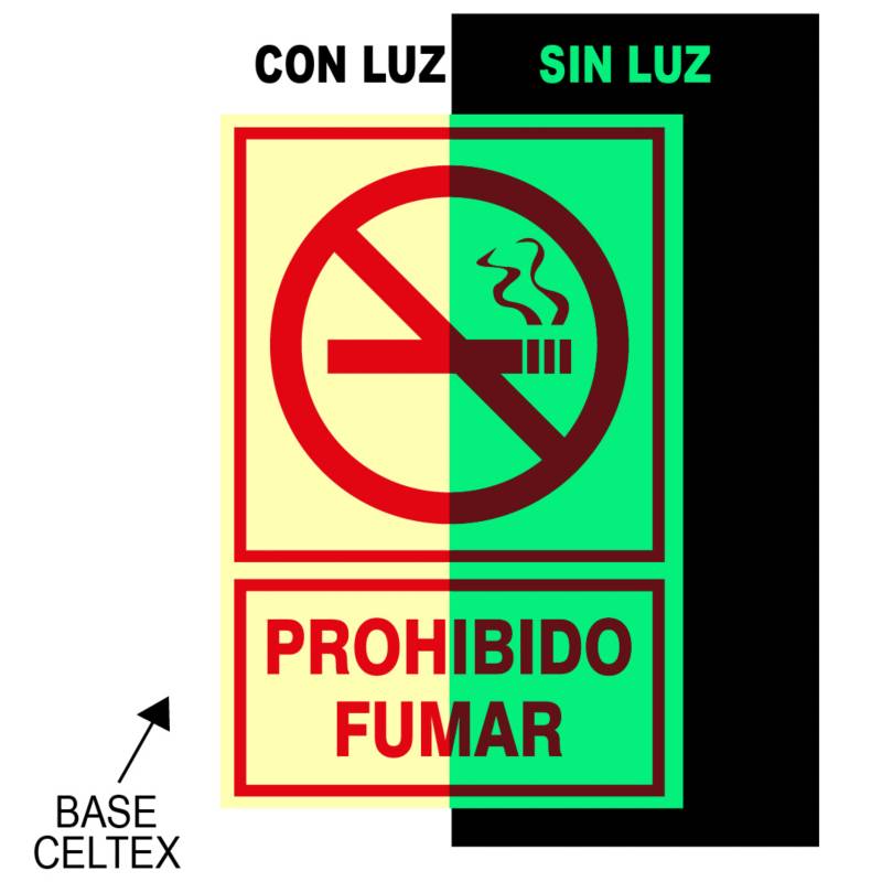 SEÑAL DE PROHIBIDO FUMAR CON BASE 20X30CM 149700-P SM