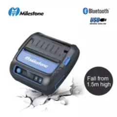 MILESTONE - Impresora Termica Dual Etiqueta y Ticket 80mm Bluetooth y USB