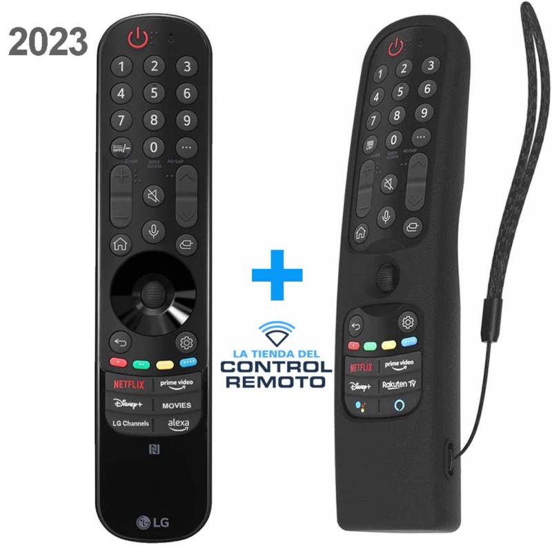 Control LG Magic Remote MR23GN Modelo 2023 + Funda Negro LG
