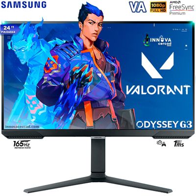 Monitor Samsung 24” LS24AG320NLXPE Odyssey G3 165HZ 1MS VA SAMSUNG