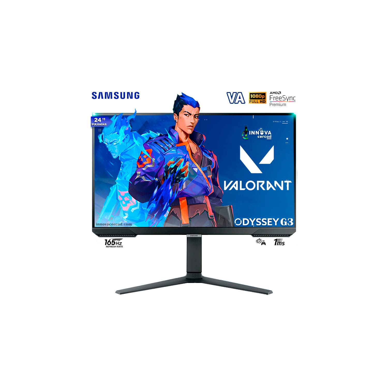 MONITOR SAMSUNG 24 ODYSSEY G3 ( LS24AG320NLXPE ) GAMING, 165HZ - 1MS