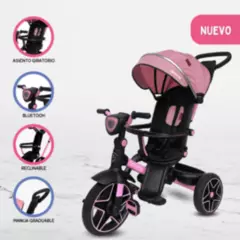 BABY KITS - Triciclo Guiador para Niños «EXPLORER» Pink