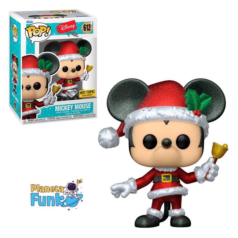 Funko Pop! 612 Disney Santa/Christmas Mickey Mouse Vinyl Figure