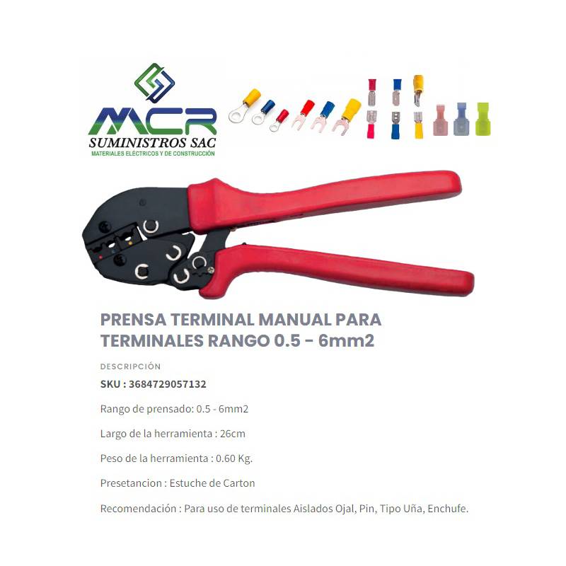 Prensa Terminal Manual