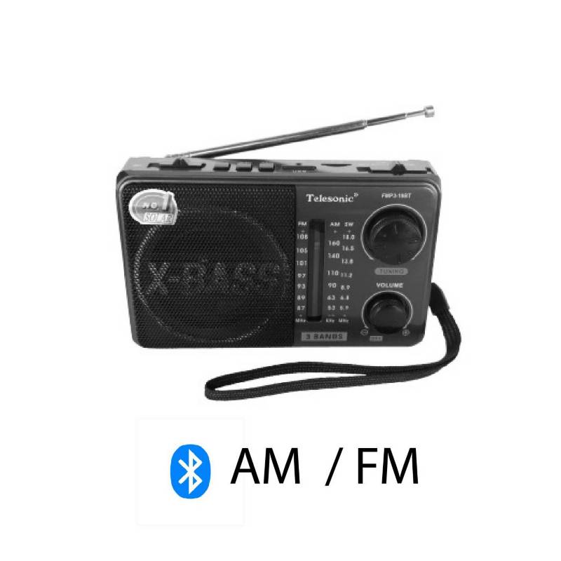 Radio Portatil AM FM Retro Vintage Parlante Bluetooth Mp3