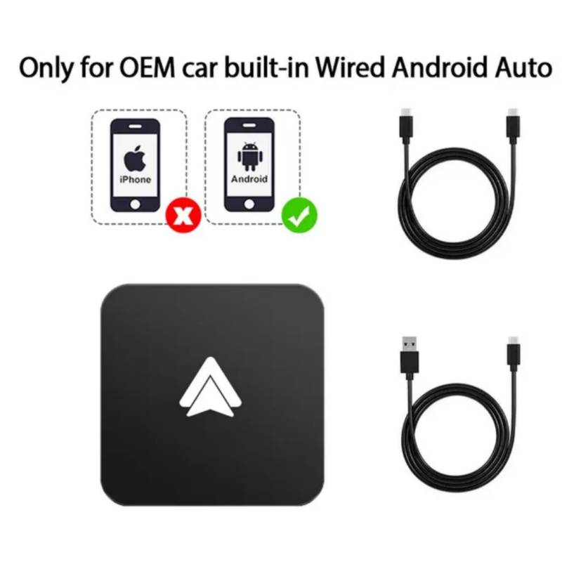 adaptador android auto inalambrico convertidor auto carro wireless