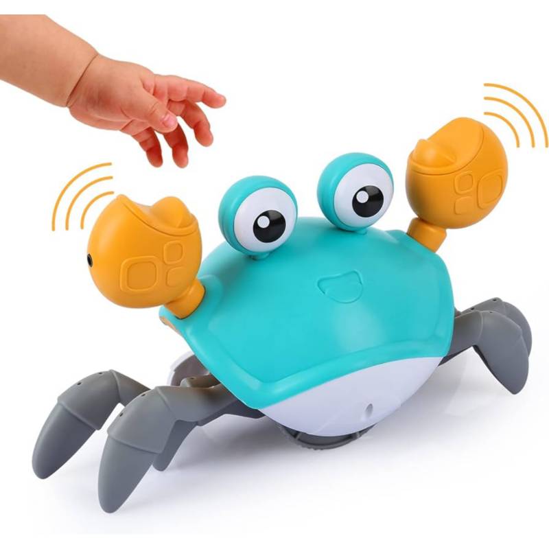Juguete de cangrejo, juguete de cangrejo para bebé, juguete de cangrejo  automático, juguete de cangrejo recargable, diseño fácil de usar