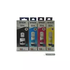 EPSON - Kit de Tinta Epson 4 Colores T504 PARA L4150, L4160, L6171