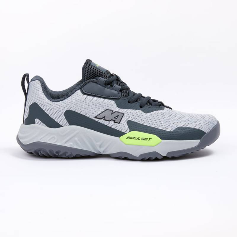 ZAPATILLAS NEW ATHLETIC BASKETBALL IMPULSET04 GRIS VERDE NEON