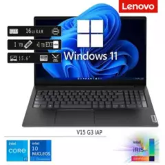 LENOVO - Laptop Nueva Lenovo V15 G3 IAP Core I5 12va Gen 16GB RAM 1TB SSD 1TB HDD EXTERNO -W11