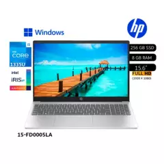 HP - Laptop HP 15-fd0005la Core I5- 1335U / 8GB DDR4 / 256GB SSD / 15.6" FHD  / Wind - 802N7LA