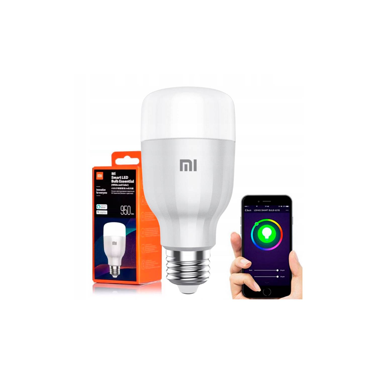 Xiaomi Bombilla Foco Mi Smart Led Bulb Essential (Blanco y Color)