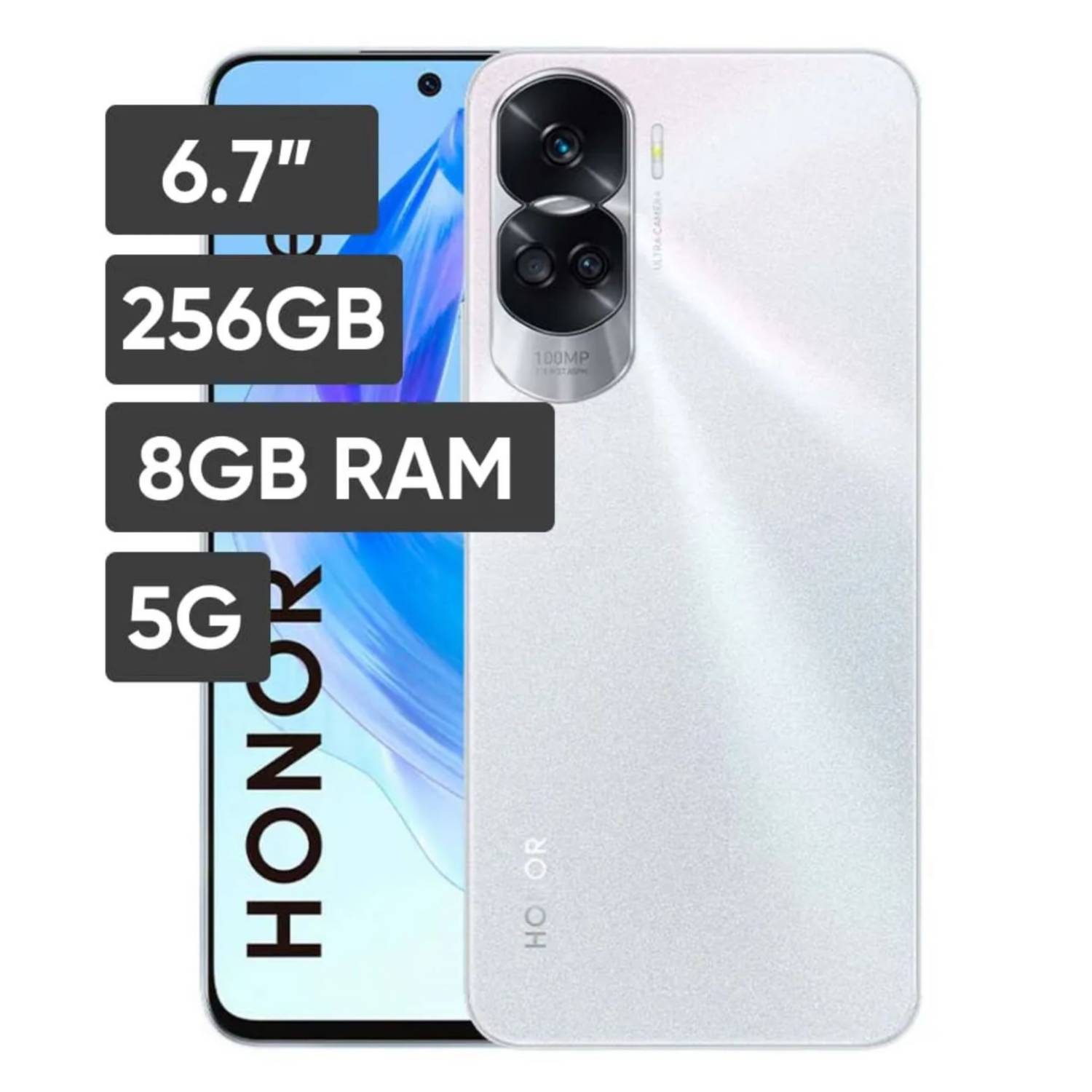 CELULAR HONOR 90 LITE TITANIUM SILVER 6.7'' 256GB/8+5GB RAM Raenco