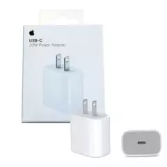 APPLE - Cargador Apple USB-C 20W carga rápida Blanco