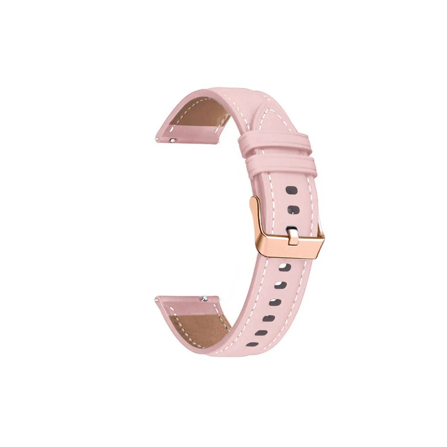 Correa para Fitbit Versa 4 - Cuero - Rosa