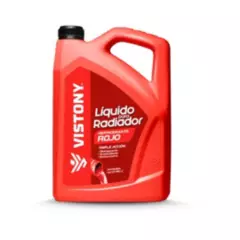 VISTONY - Líquido para Radiador Refrigerante Galón Rojo