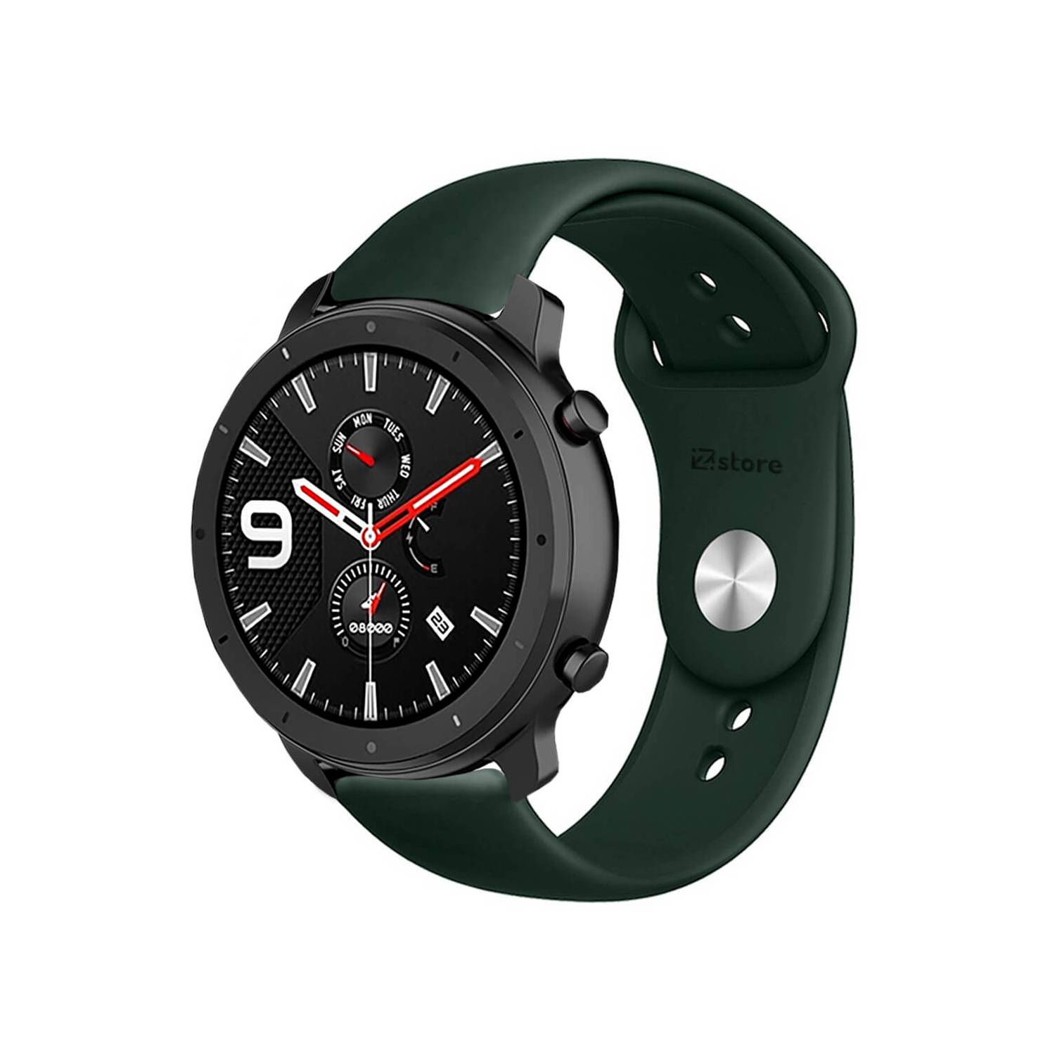 Correa Compatible Con Amazfit GTR 47mm Gris Hebilla 22mm GENERICO