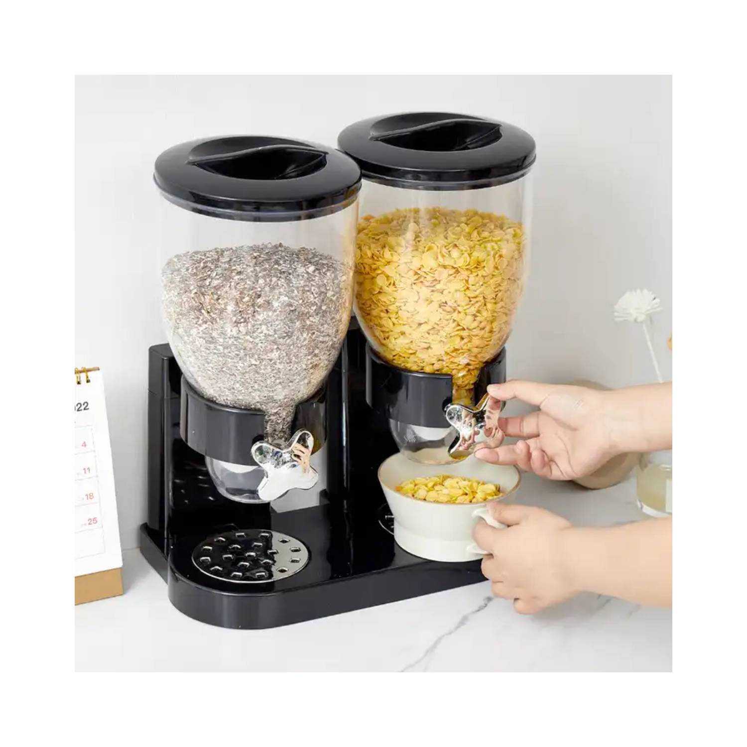 Dispensador de cereales doble BN5905 – Gem Supplies S.L.