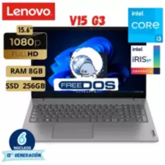 LENOVO - Laptop Lenovo V15 G3 Iap Core I3 156Fhd 8Gb Ddr4 256Gb Ssd Freedos